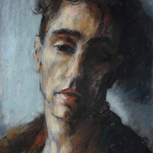 « Portrait of Man in Winter Morning » 3e Prix et Coup de coeur du public « Pastel Toujours » 2020 (Sold)