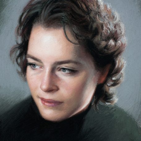 pastel portrait of Julia Haney by Alex Kasyan